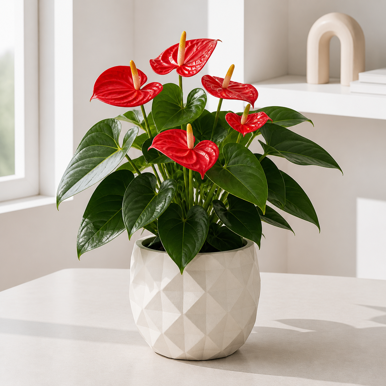 Anthurium Andraeanum Pot Size Chart, Growth Stages, and Care