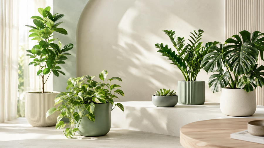 NEO sculptural planter collection