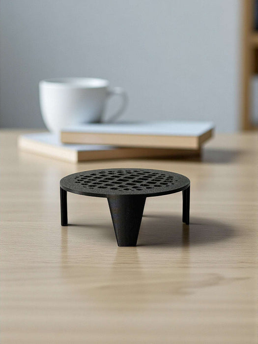 3D Printed Plant Pot Stand: "Grid Base" Riser for Indoor Planters