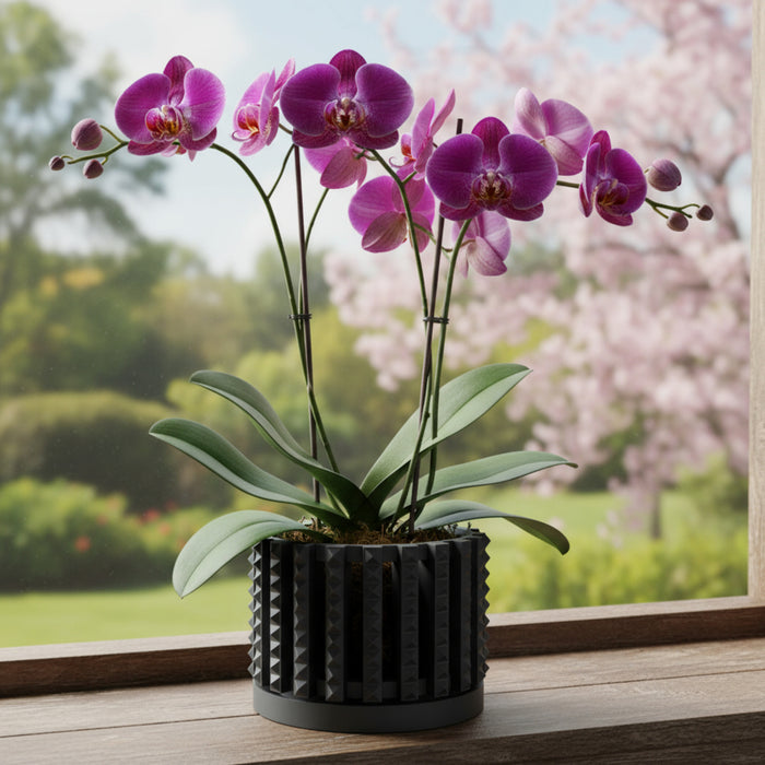 Orchid Pot "Farne" eco-friendly, drainage |  color & size options