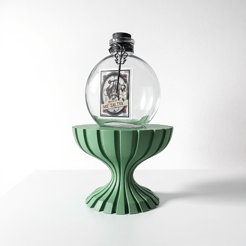Vice 3D printed planter riser with architectural pedestal design