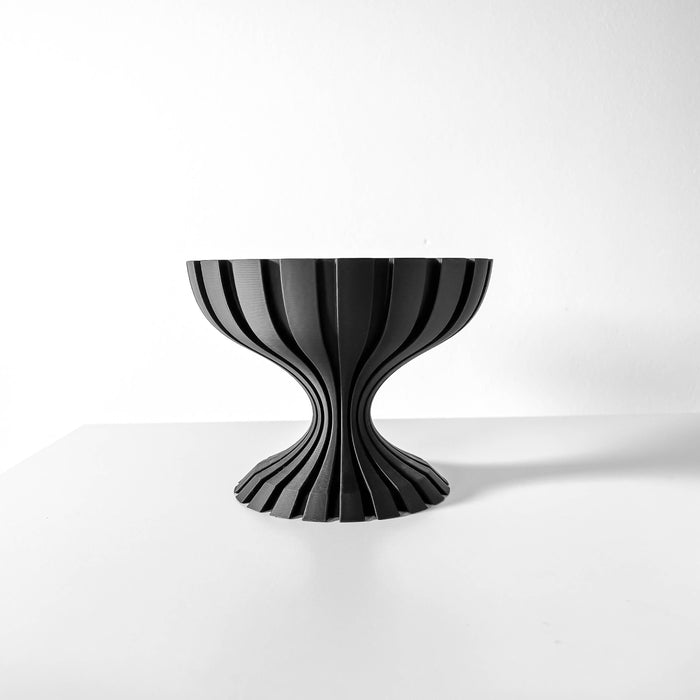 Pedestal Plant Stand "Vice" – Modern 3D Printed Planter Riser, Architectural Display Base for Indoor Pots