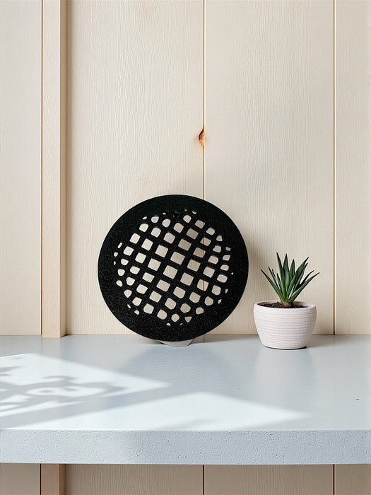 3D Printed Plant Pot Stand: "Grid Base" Riser for Indoor Planters