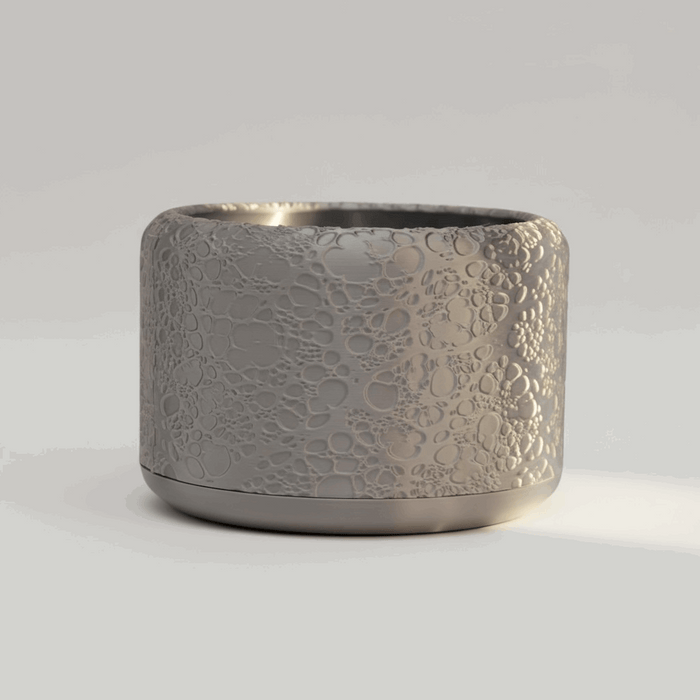 Modern 3D Printed Planter “Aero” by Viviero3D – Artistic Bubble Texture Plant Pot