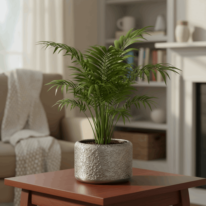 Modern 3D Printed Planter “Aero” by Viviero3D – Artistic Bubble Texture Plant Pot