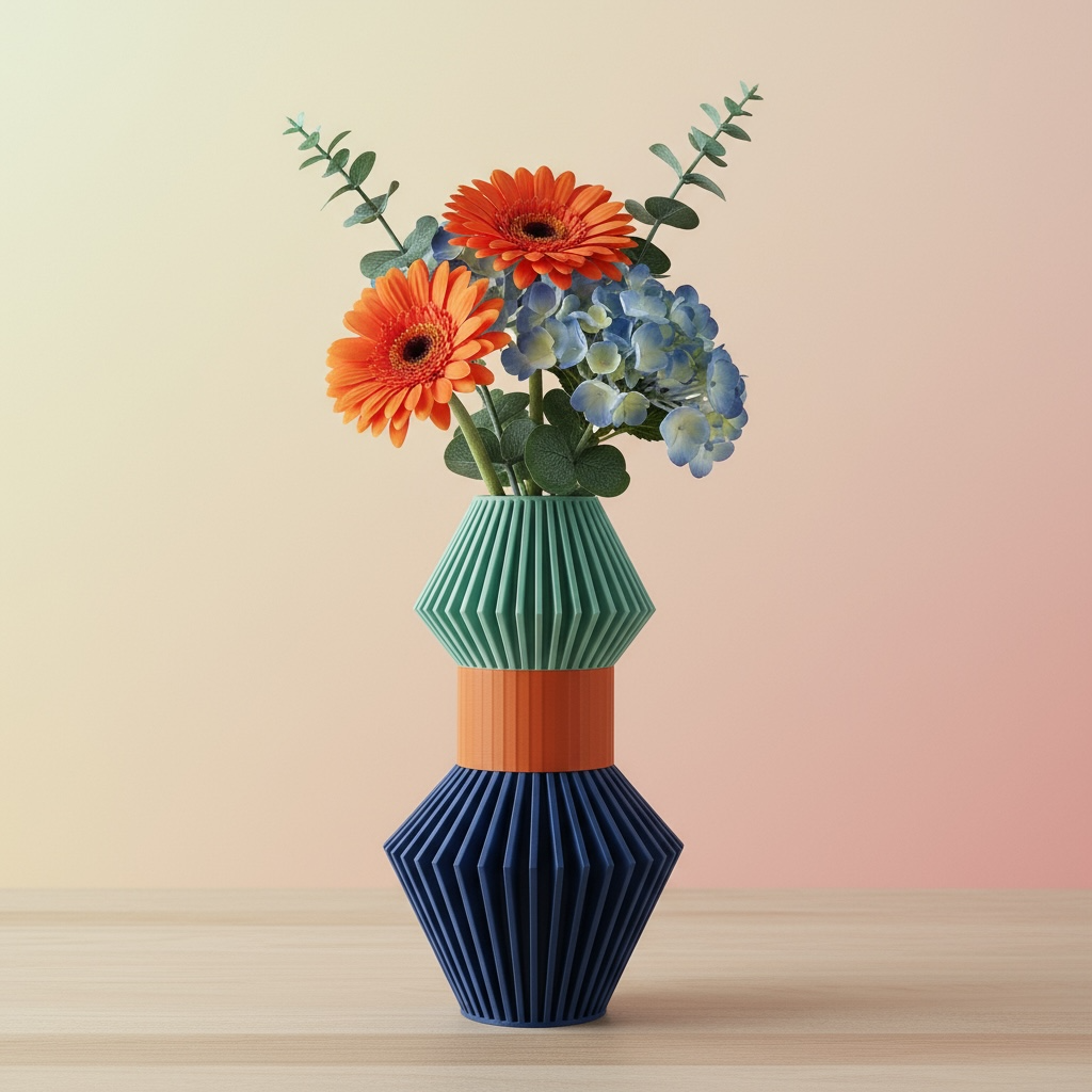 Anter ribbed vase for flowers, product view 12