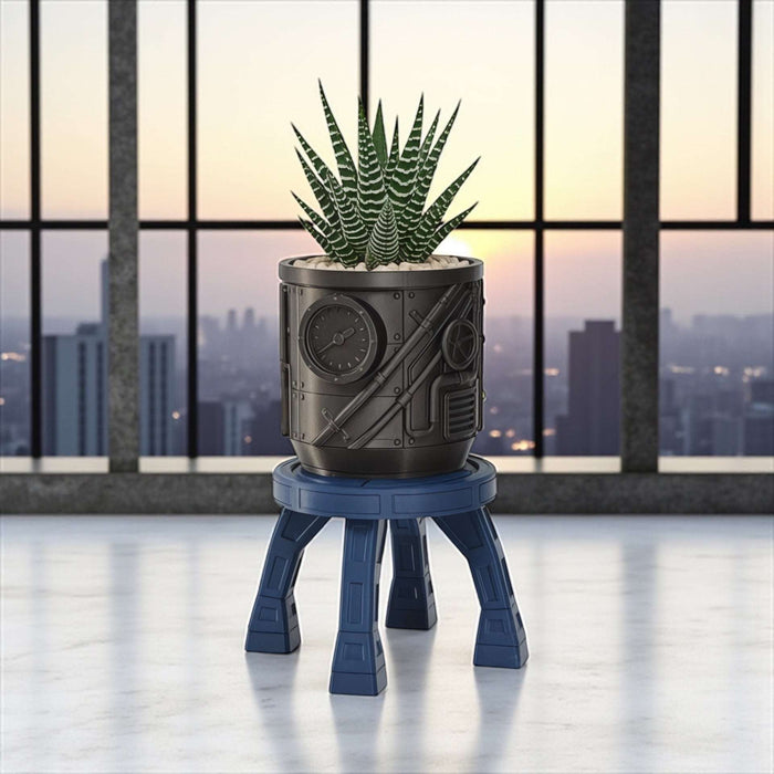 "Astro" Stand – 3D Printed Plant Stand with Futuristic Design