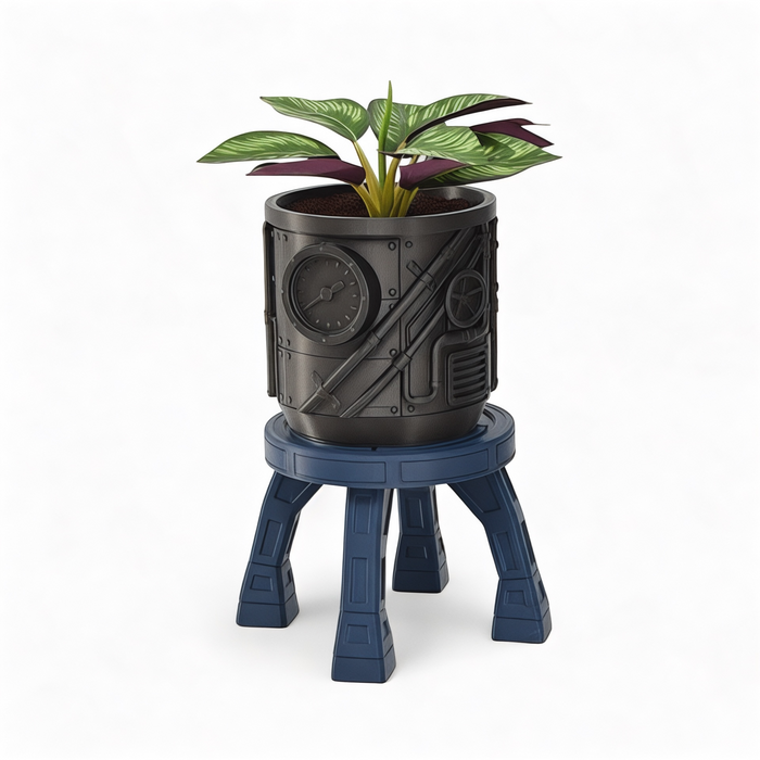 Astro Stand – 3D Printed Plant Stand with Futuristic Design