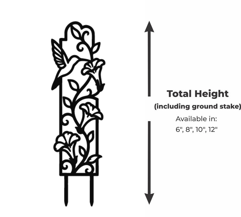 Hummingbird Plant Trellis Indoor "Avelia", Decorative Houseplant Trellis