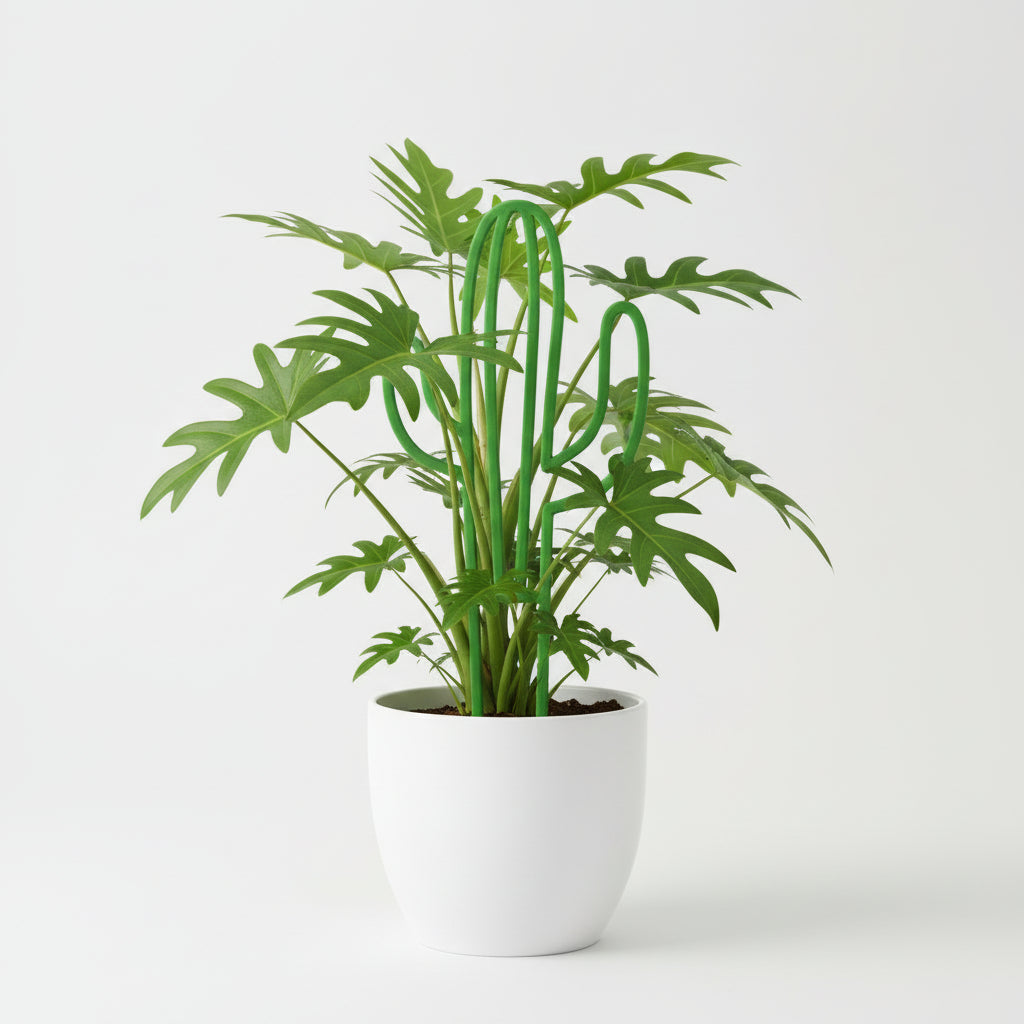 Cacto cactus-shaped plant support for indoor climbing plants, front view