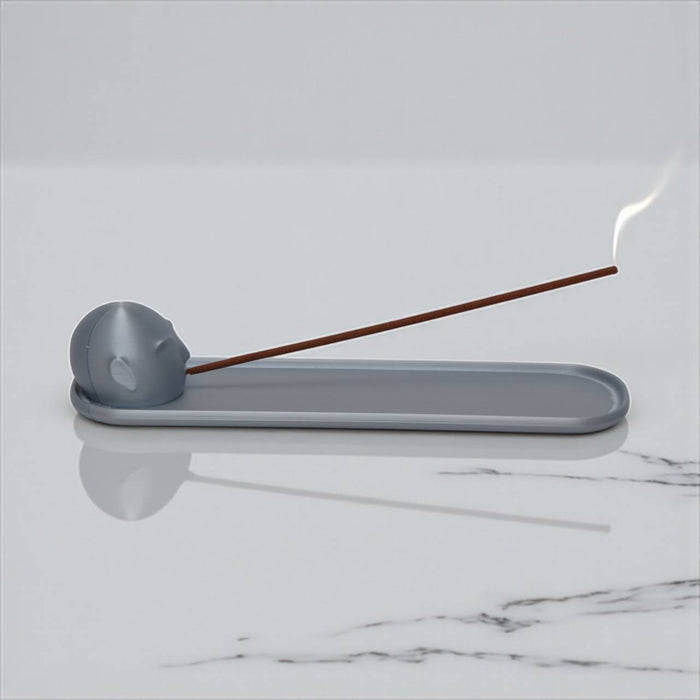 Incense Holder "Calm Spirit "– 3D Printed Face Burner Tray, Minimalist Incense Stick Stand for Meditation & Home Decor