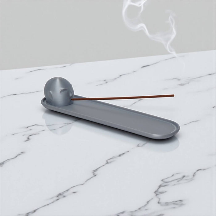 Incense Holder "Calm Spirit "– 3D Printed Face Burner Tray, Minimalist Incense Stick Stand for Meditation & Home Decor