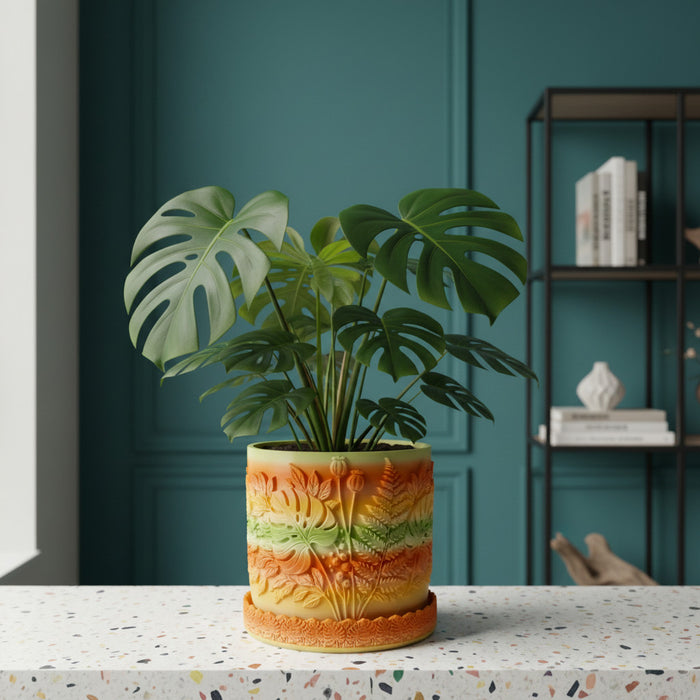 Botanical Relief Planter  "Canopy"
