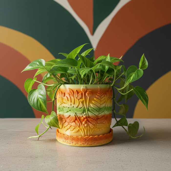 Botanical Relief Planter  "Canopy"