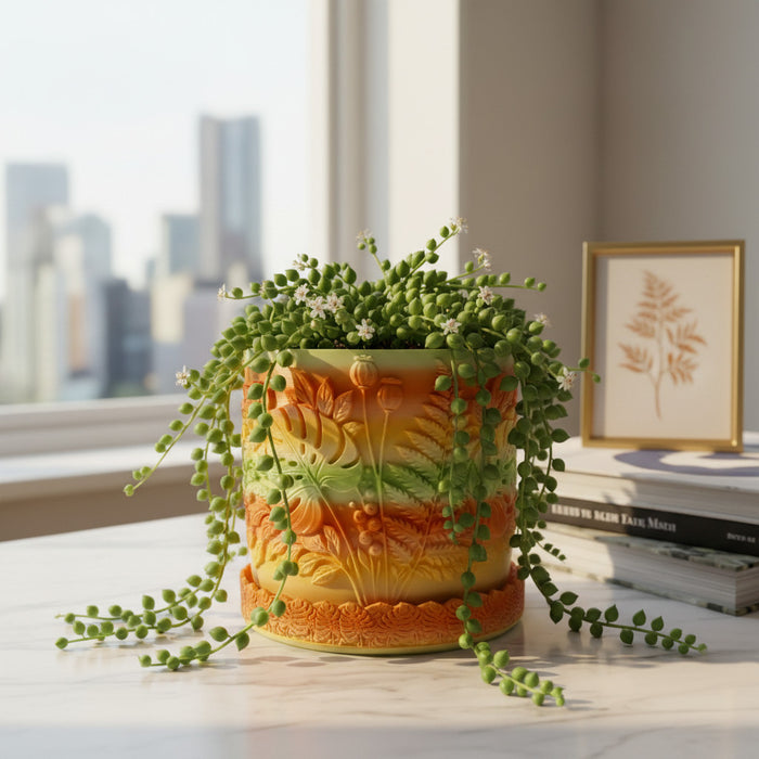 Botanical Relief Planter  "Canopy"