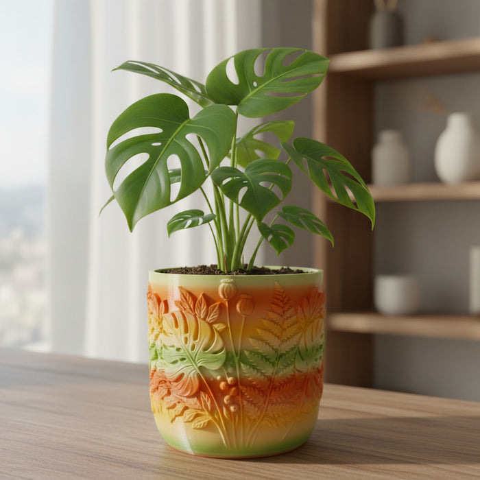 Botanical Relief Planter  "Canopy"