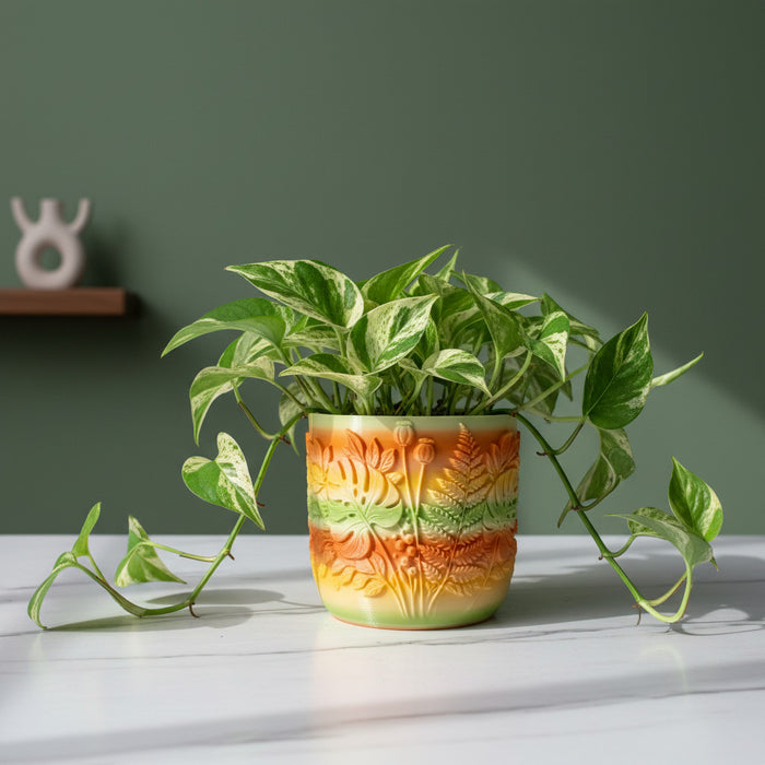 Botanical Relief Planter  "Canopy"