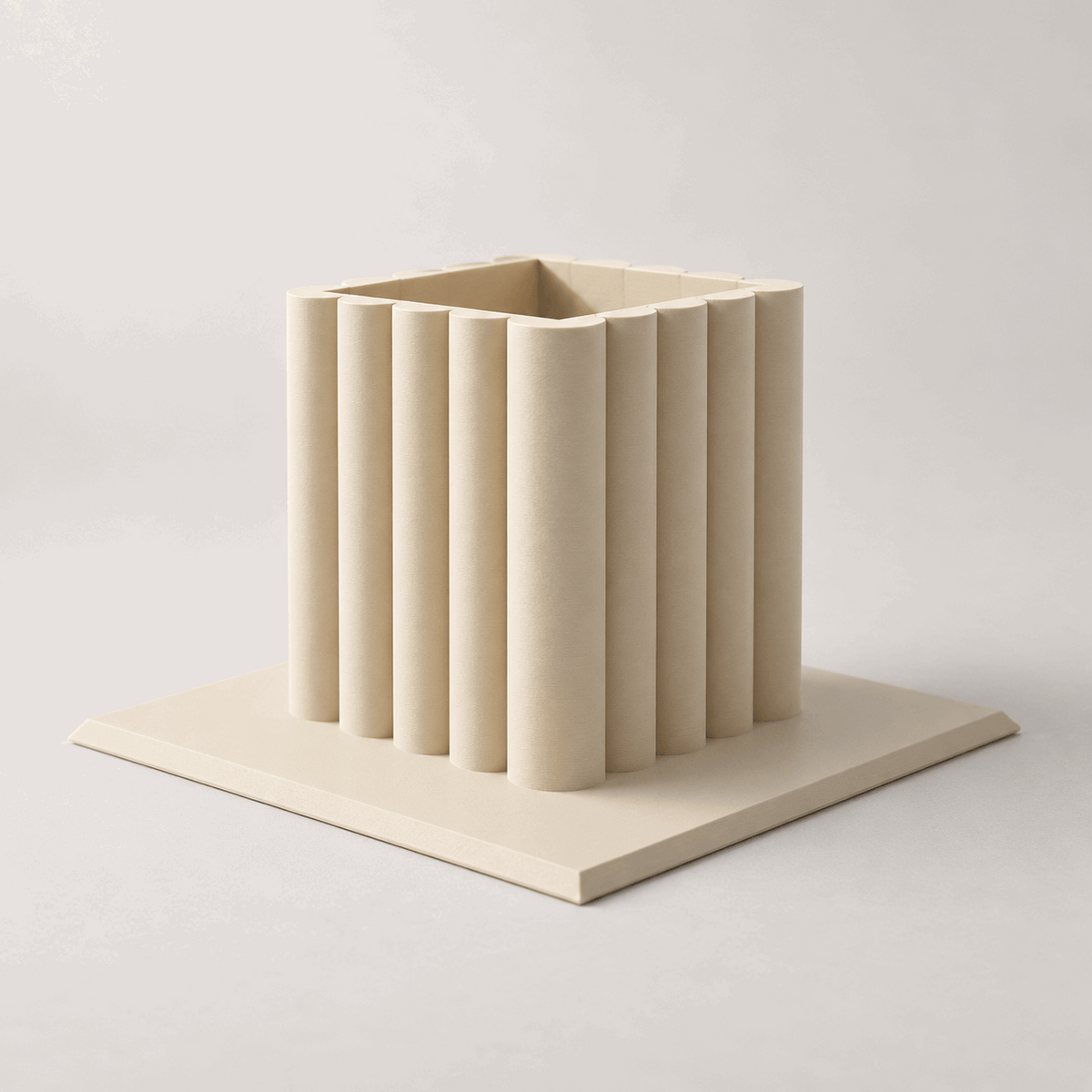 Sculptural Column Plant Stand for Planters | Columnar
