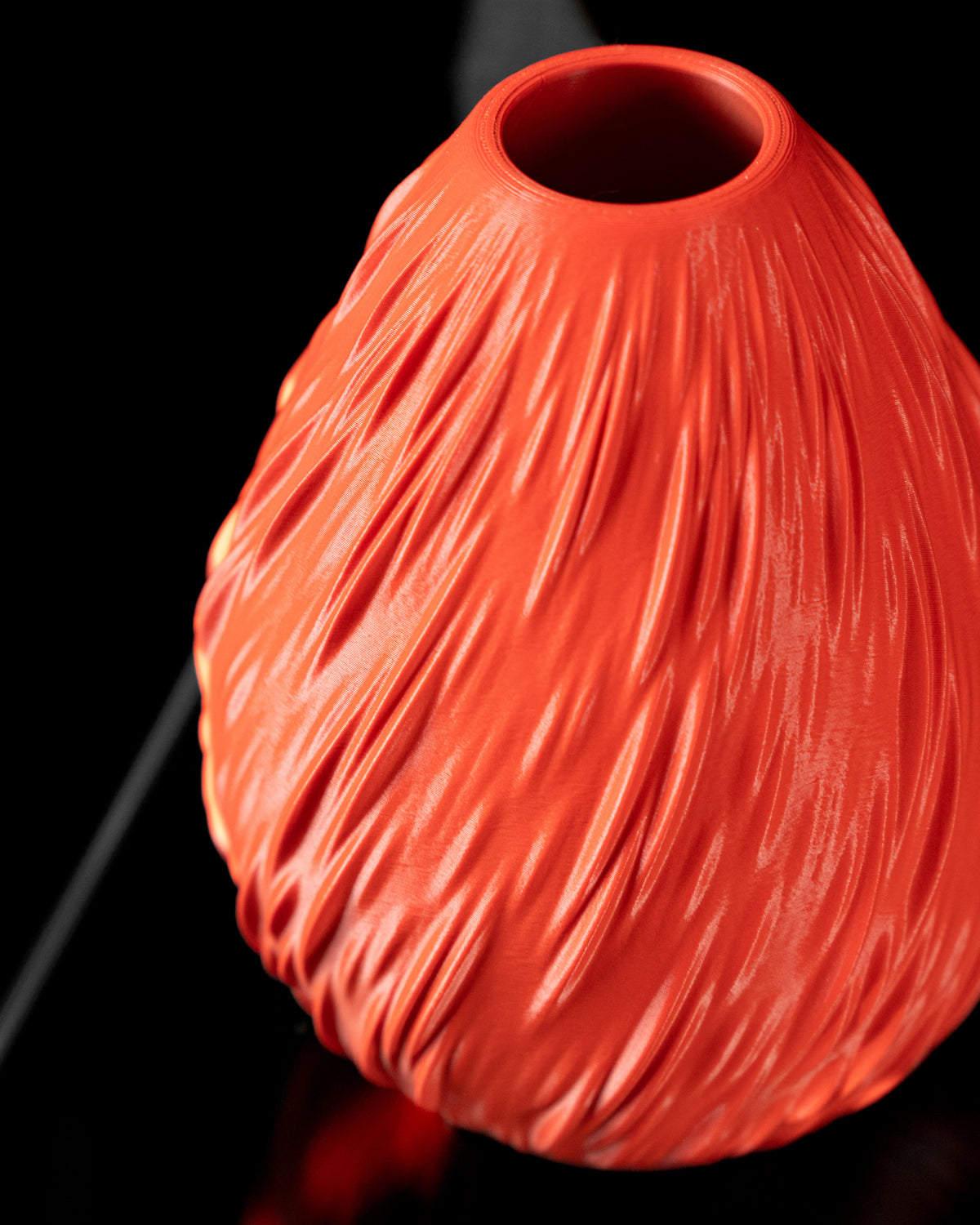 Rain short wide vase for flowers, product view 4
