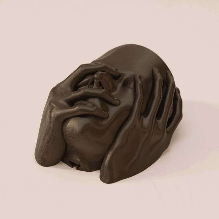 Echo Wall Planter — 3D Printed Face Sculpture Planter, Modern Emotional Wall Decor, Artistic Hanging Plant Pot