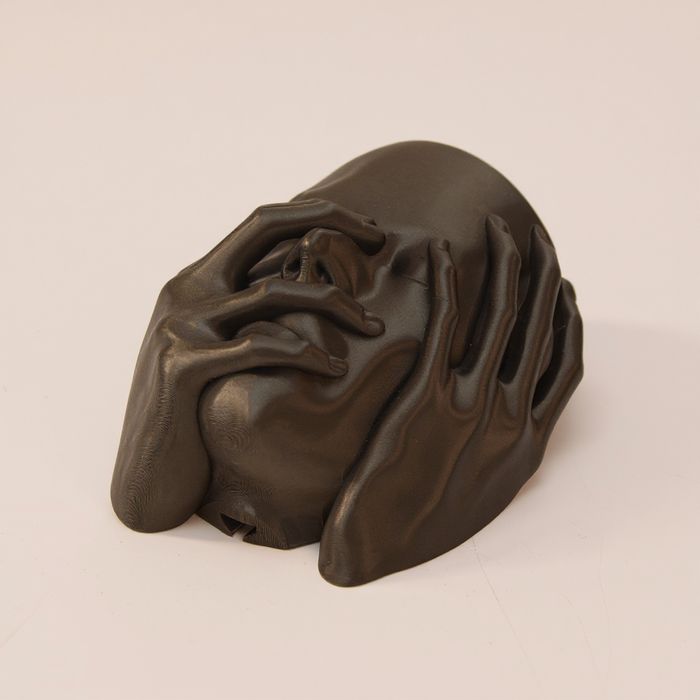 Echo Wall Planter — 3D Printed Face Sculpture Planter, Modern Emotional Wall Decor, Artistic Hanging Plant Pot