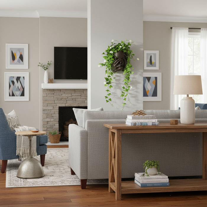 Echo Wall Planter — 3D Printed Face Sculpture Planter, Modern Emotional Wall Decor, Artistic Hanging Plant Pot