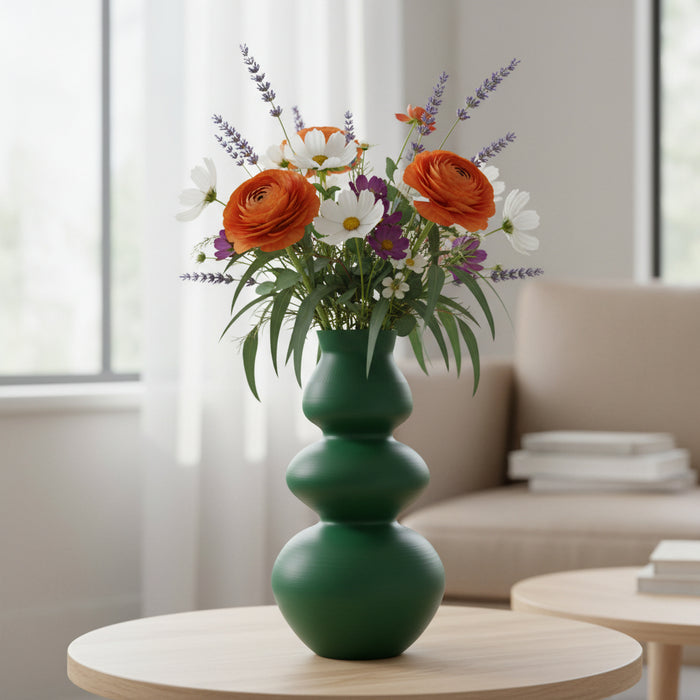 Modern Sculptural Vase “Elara” with Color Personalization