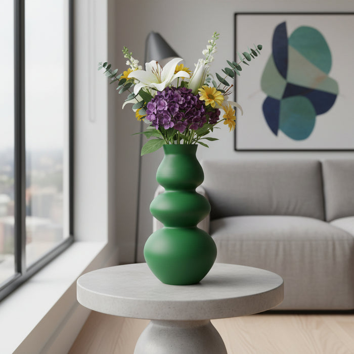 Modern Sculptural Vase “Elara” with Color Personalization