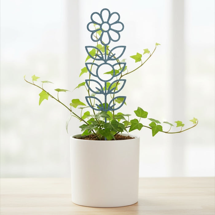 Plant Trellis  | 3D Printed Support Stick "Floro" for Indoor Plants | Minimalist Flower Design