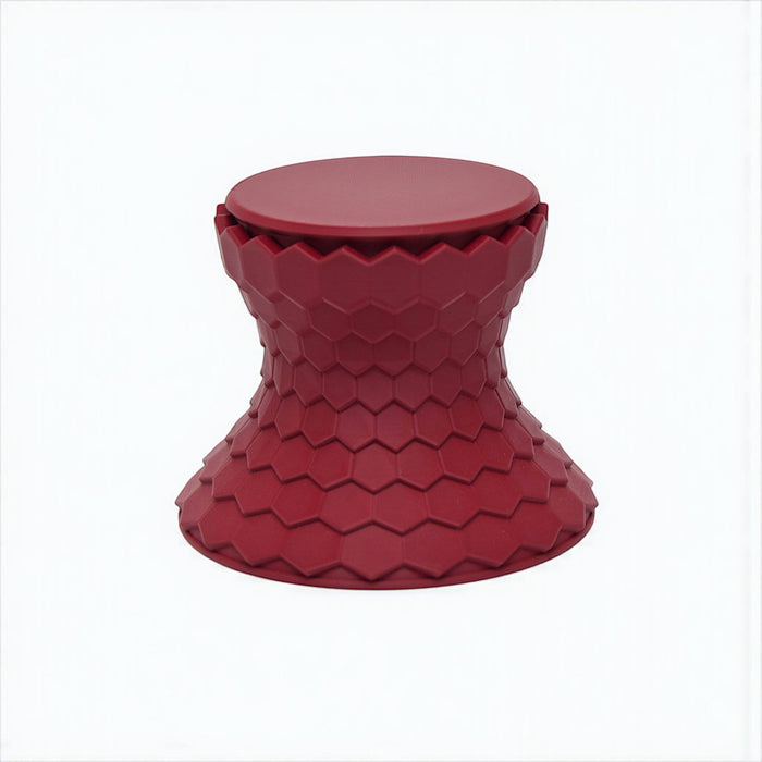 HexaRise 3D Printed Plant Stand – Modern Honeycomb Pot Riser, Elevated Planter Stand for Indoor Plants, Unique 3D Printed Decor