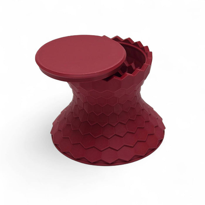 HexaRise 3D Printed Plant Stand – Modern Honeycomb Pot Riser, Elevated Planter Stand for Indoor Plants, Unique 3D Printed Decor