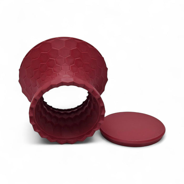 HexaRise 3D Printed Plant Stand – Modern Honeycomb Pot Riser, Elevated Planter Stand for Indoor Plants, Unique 3D Printed Decor