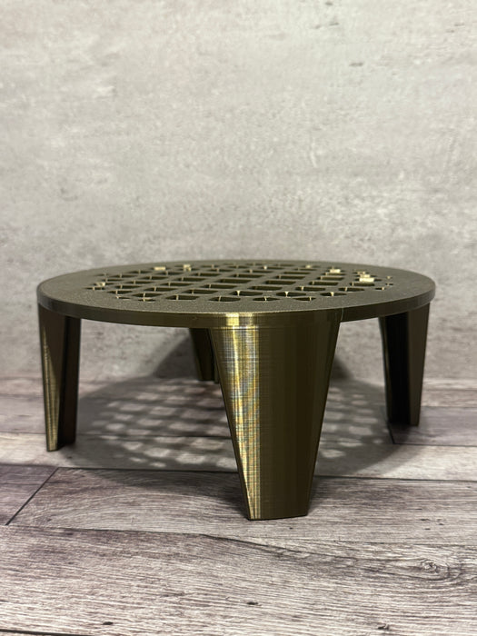 3D Printed Plant Pot Stand: "Grid Base" Riser for Indoor Planters