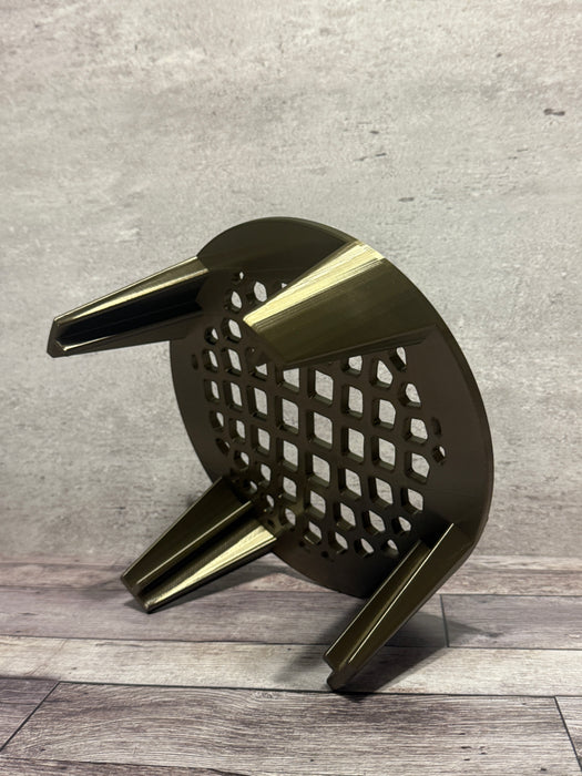 3D Printed Plant Pot Stand: "Grid Base" Riser for Indoor Planters
