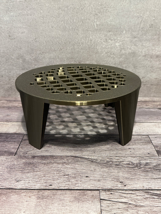 3D Printed Plant Pot Stand: "Grid Base" Riser for Indoor Planters