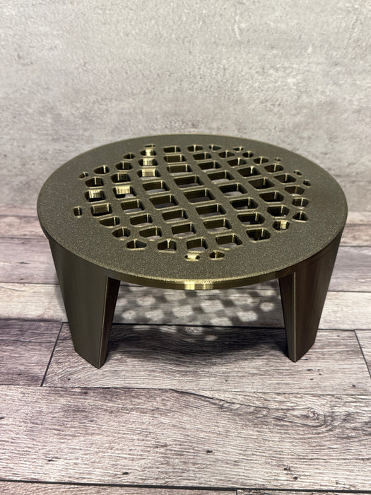 3D Printed Plant Pot Stand: "Grid Base" Riser for Indoor Planters