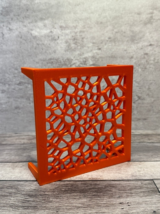 "Grid Square" Plant Stand – 3D Printed Square Pot Riser with Geometric Lattice | Modern Indoor Plant Holder in Multiple Sizes and Colors