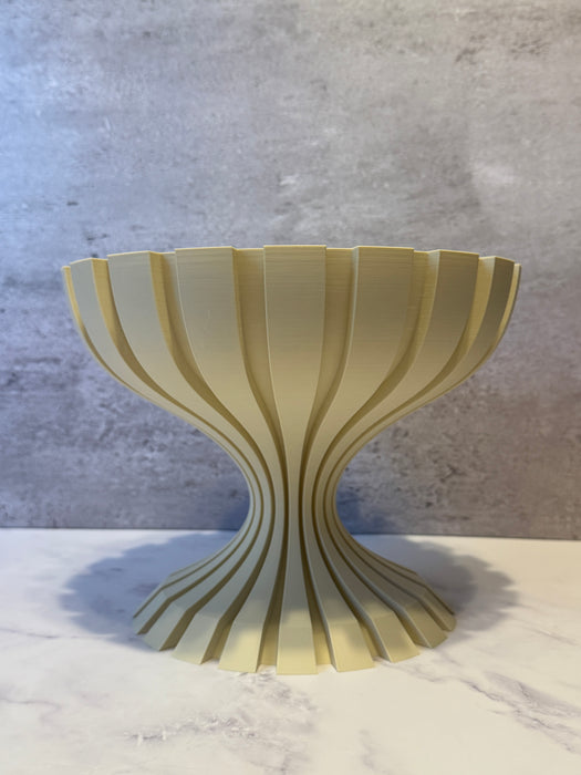 Pedestal Plant Stand "Vice" – Modern 3D Printed Planter Riser, Architectural Display Base for Indoor Pots