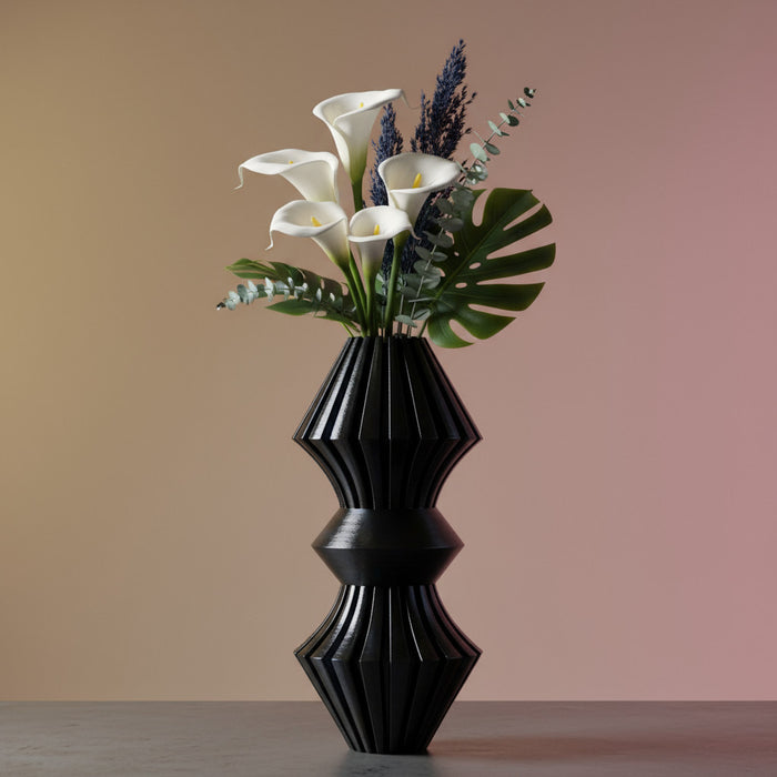 3D Printed Vase “Korin” – Modern Geometric Multicolor Vase, Sculptural Home Decor, Designer and Personalized
