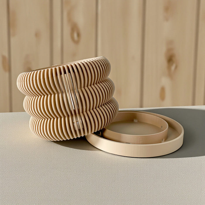 Orchid Pot "Kurga" eco-friendly, drainage |  color & size options