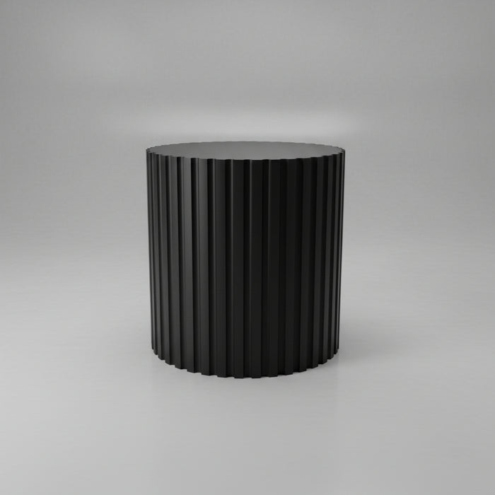 Plant Stand for Indoor Planters "Linea Column" | Fluted Pedestal Base
