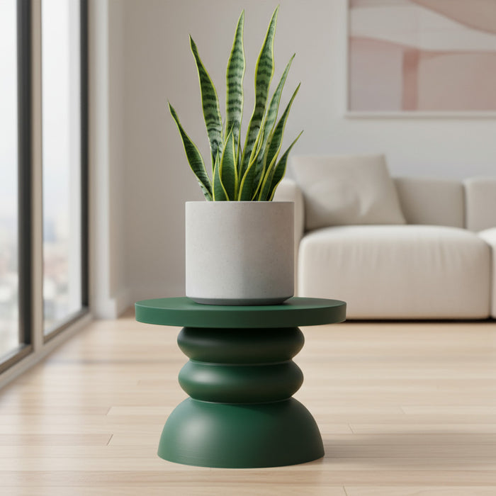 3D Printed Plant Stand “Moro” | Modern Pedestal Planter Stand | Sculptural Home Decor by Viviero3D