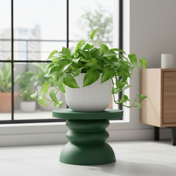 3D Printed Plant Stand “Moro” | Modern Pedestal Planter Stand | Sculptural Home Decor by Viviero3D