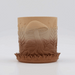 Custom 3D Printed Planter “Myco” – Mushroom Pot with Saucer, Choose Two Colors, Forest Decor · by Viviero3D