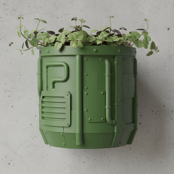 Wall Planter "Nexum" Industrial Pipe Design