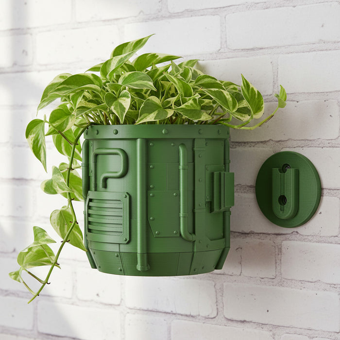 Wall Planter "Nexum" Industrial Pipe Design