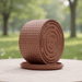 Planter «Pelta” by Viviero3D – Modern 3D Printed Planter, Sculptural Scaly Plant Pot, Textured Design