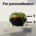 3D Printed Planter Pot "Quano": Modern Geometric Home Decor with Drainage