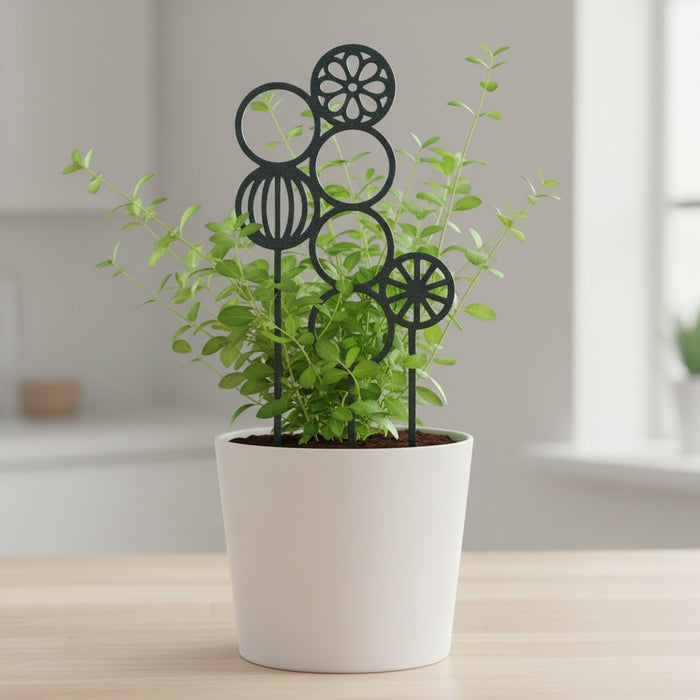 3D Printed Plant Support "Circa" | Modern Geometric Trellis | Minimalist Eco Plant Accessory