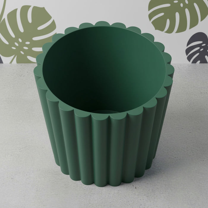 Plant Stand for Indoor Planters "Pillar" | Fluted Pedestal Base